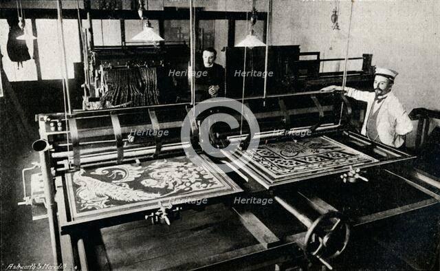 'Szczepanik's Electric Card-Cutting Machine', c1903. Artist: Unknown.