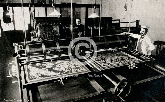 'Szczepanik's Electric Card-Cutting Machine', c1903. Artist: Unknown.