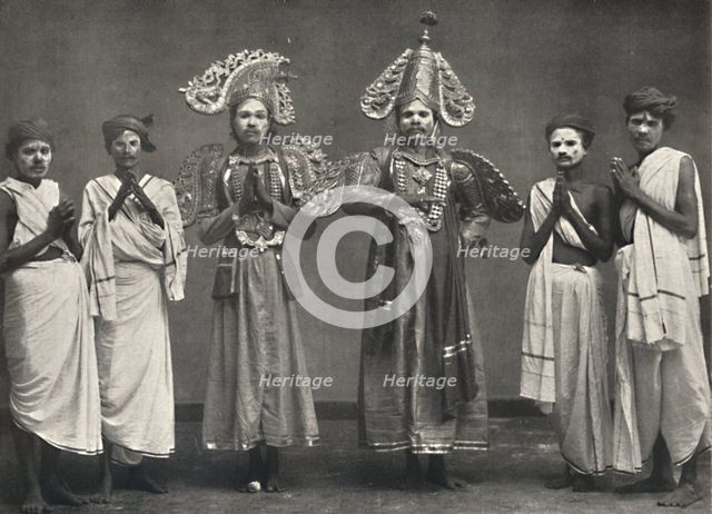 'Szene aus Shakuntalavilasa, dem Spiel von Shakuntala', 1926. Artist: Unknown.