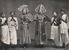 Szene aus Shakuntalavilasa, dem Spiel von Shakuntala 1926
