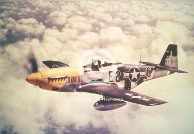P-51 Mustang, c1950s. Creator: Unknown.