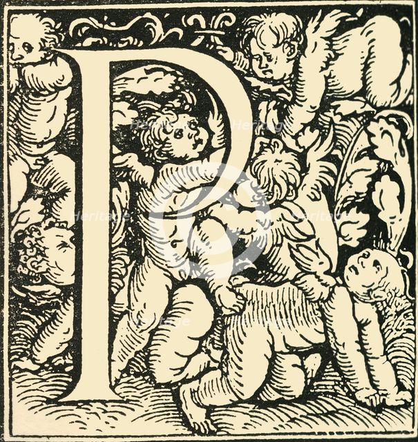 'P - An Alphabet by Hans Weiditz', c1520-1521, (1908). Creator: Hans Weiditz.