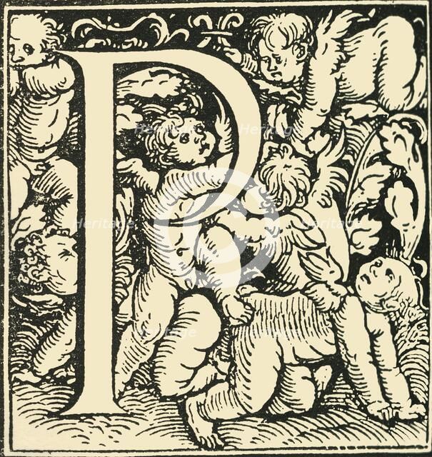 'P - An Alphabet by Hans Weiditz', c1520-1521, (1908). Creator: Hans Weiditz.