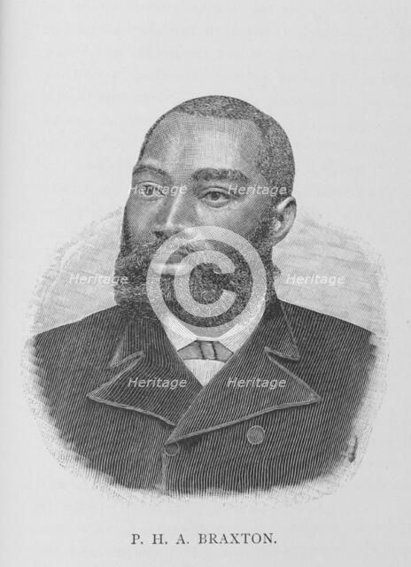 P. H. A. Braxton, 1887. Creator: Unknown.