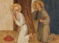P. Hieronymus and P. Franciscus, copy after Fra Angelico, 1895. Creator: Maria Wiik