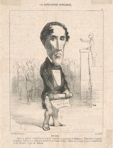 P. Lamotte Rateau, 19th century. Creator: Honore Daumier