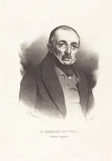 P. Mendez de Vigo, c1836. Creator: Honore Daumier
