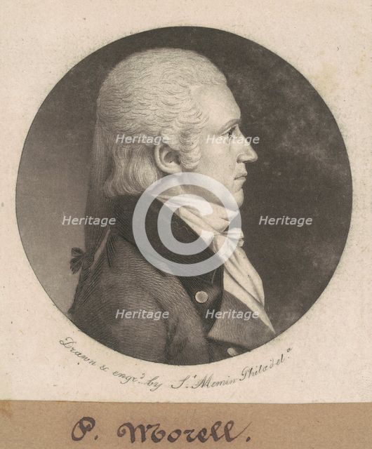 P. Morell, 1802. Creator: Charles Balthazar Julien Févret de Saint-Mémin.