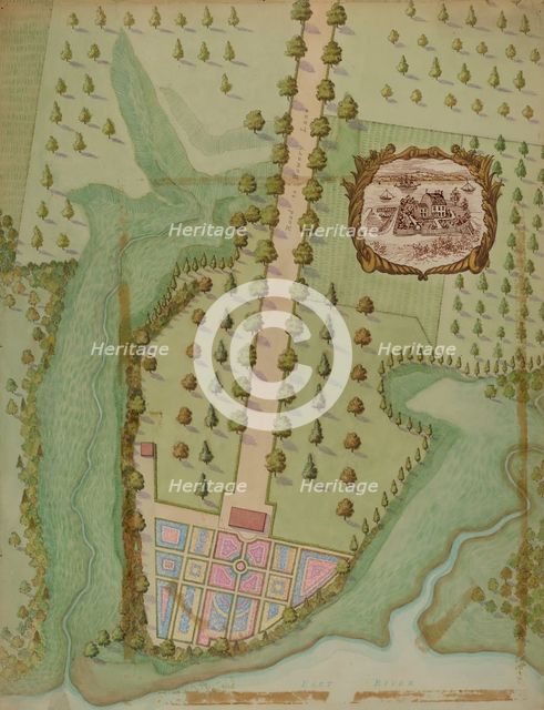 P. Stuyvesant Estate ("Petersfield"), c. 1936. Creator: Tabea Hosier.