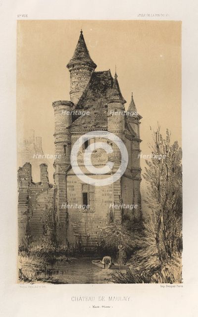 P11, Chateau De Maulny (Haute-Marne), 1860. Creator: Victor Petit (French, 1817-1874).