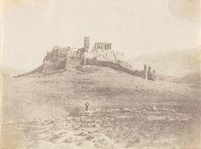 Pnyx and Acropolis, ca. 1848. Creator: George Wilson Bridges