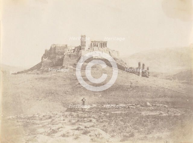 Pnyx and Acropolis, ca. 1848. Creator: George Wilson Bridges.