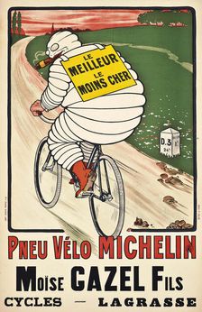 Pneu Vélo Michelin, 1913. Creator: O'Galop, (Marius Rossillon) (1867-1946)