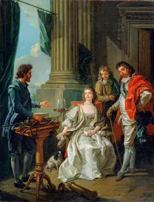 Pneumatic Experiment 1777. Artist: Amédée van Loo