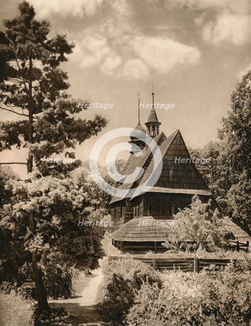 'Pniow (Oberschlesien) - Wooden church', 1931. Artist: Kurt Hielscher.