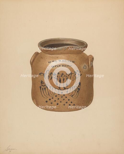 Pot, 1941. Creator: Giacinto Capelli.