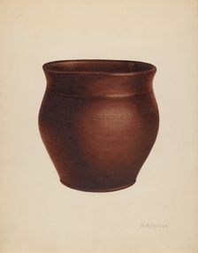 Pot, c. 1938. Creator: Nicholas Amantea
