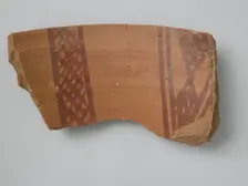 Pot Fragment, Coptic, 4th-7th century. Creator: Unknown