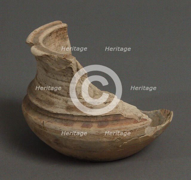 Pot Fragment, Coptic, 4th-7th century. Creator: Unknown.