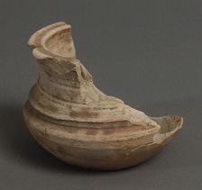 Pot Fragment, Coptic, 4th-7th century. Creator: Unknown