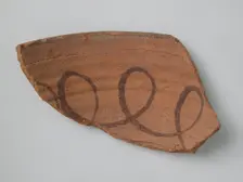 Pot Fragment, Coptic, 4th-7th century. Creator: Unknown