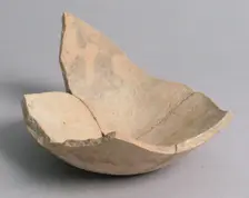 Pot Fragment, Coptic, 4th-7th century. Creator: Unknown