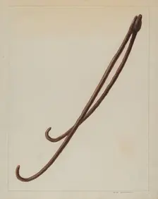 Pot Hooks, c. 1938. Creator: Fred Hassebrock