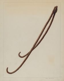 Pot Hooks, c. 1938. Creator: Fred Hassebrock