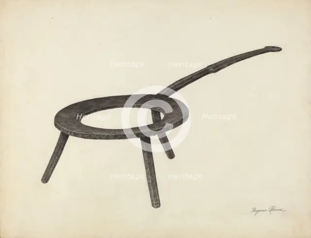Pot Trivet, c. 1939. Creator: Benjamin Resnick.