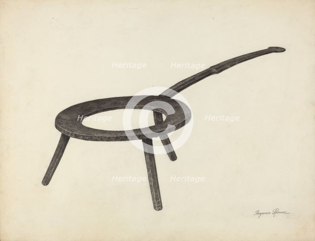 Pot Trivet, c. 1939. Creator: Benjamin Resnick.