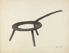Pot Trivet, c. 1939. Creator: Benjamin Resnick