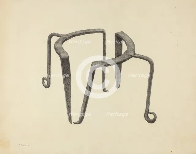 Pot Trivets, c. 1938. Creator: Salvatore Borrazzo.