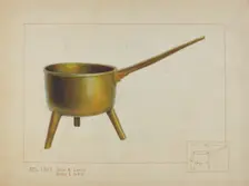 Pot with Legs, c. 1937. Creator: Irene Lawson