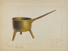 Pot with Legs, c. 1937. Creator: Irene Lawson