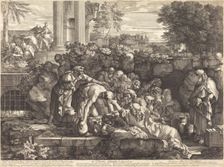 Potare sitientes, 1665/1670. Creator: Sébastien Bourdon