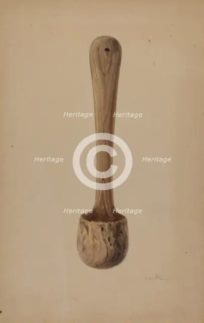 Potato Masher, c. 1937. Creator: Marie Alain.