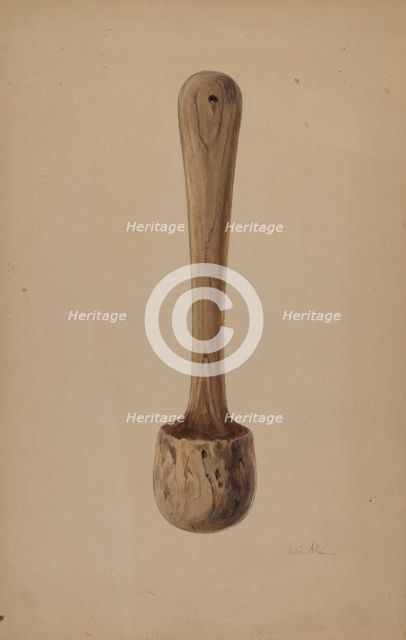 Potato Masher, c. 1937. Creator: Marie Alain.