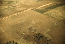Potato farm in Aroostook county, Maine., after the potatoes have been harvested, 1940. Creator: Jack Delano