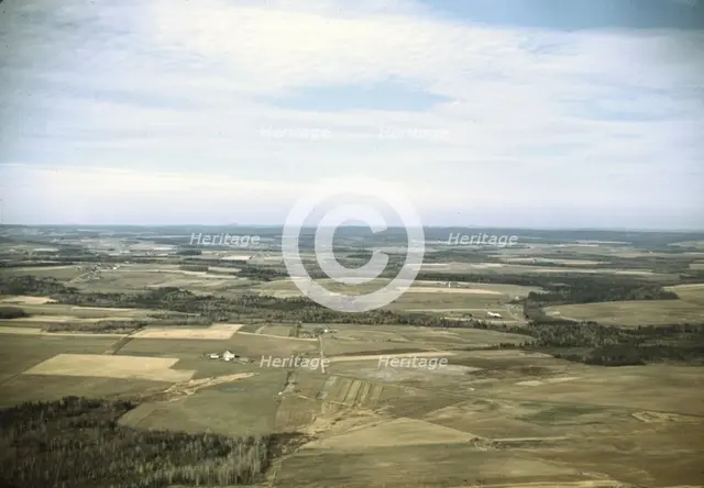 Potato farms in Aroostook County, Maine., 1940. Creator: Jack Delano.