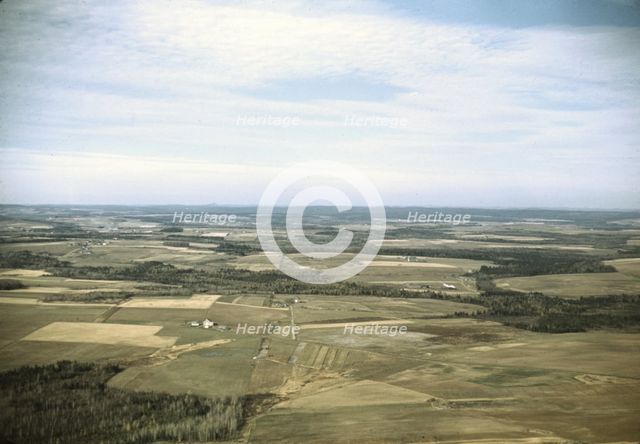 Potato farms in Aroostook County, Maine., 1940. Creator: Jack Delano.
