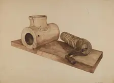 Potato Grinder, c. 1940. Creator: Doris Hollingsworth