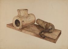 Potato Grinder, c. 1940. Creator: Doris Hollingsworth