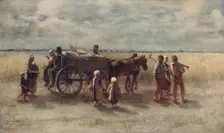 Potato Harvest 1844, (c1915). Artist: Jozef Israels