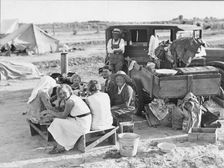 Potato harvesters, Kern County, California, 1935. Creator: Dorothea Lange