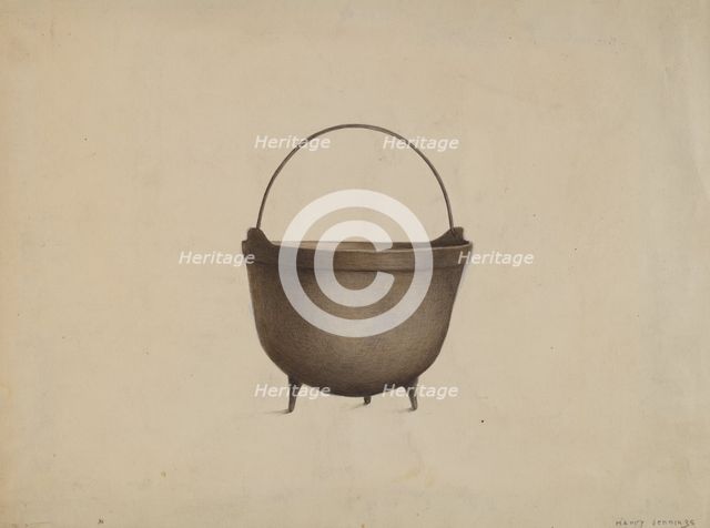 Potato Kettle, c. 1937. Creator: Harry Jennings.