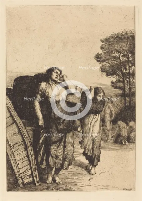 Potato Lifting, 1882. Creator: William Strang.