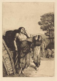 Potato Lifting, 1882. Creator: William Strang