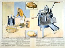Potato peeler, 1899. Creator: Unknown