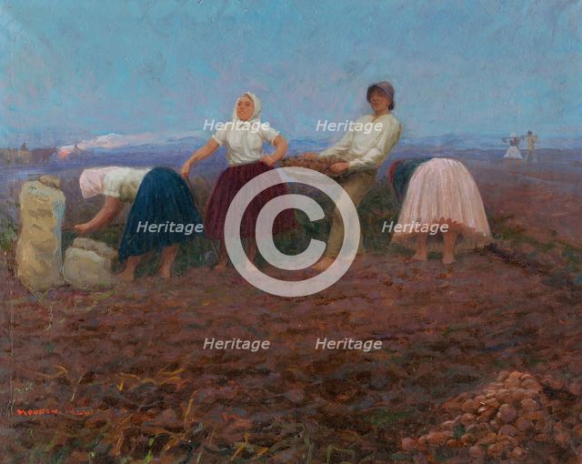 Potato Picking, 1924. Creator: Teodor Jozef Mousson.