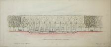 Potomac Round Point, Washington D.C., Section Sketch, 1909. Creator: Daniel Burnham